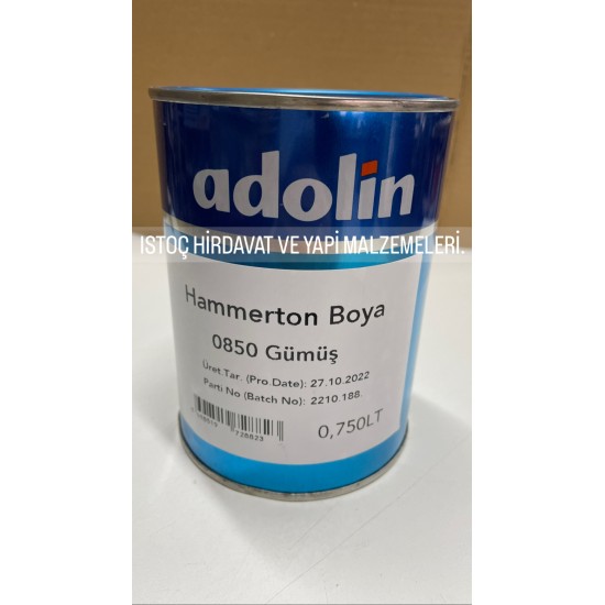 0850 Metal ve Çelik Kapı Boyası 075l Hammerton 